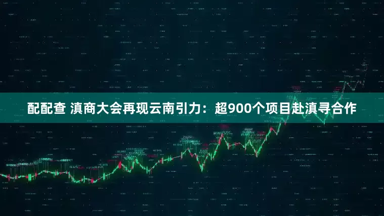 配配查 滇商大会再现云南引力：超900个项目赴滇寻合作
